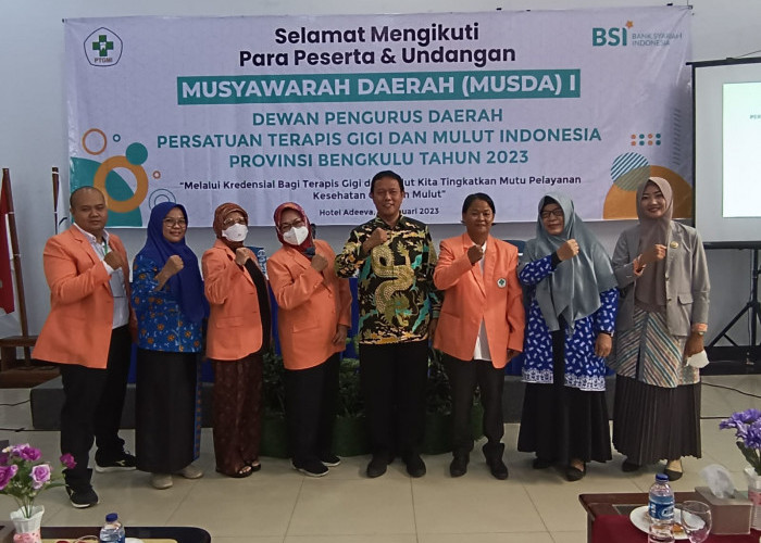 Musda DPD PTGMI Provinsi Bengkulu, Maksimalkan Mutu Pelayanan Kesehatan Gigi dan Mulut