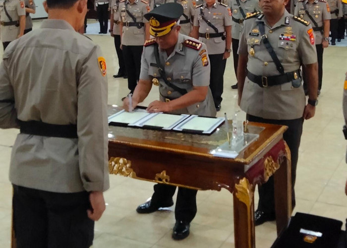 Sertijab Pejabat Polri, Jabatan ‘Legend’ Polda Bengkulu Berakhir   