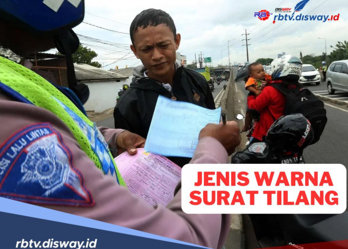 Ada 5 Jenis Warna Surat Tilang yang Berlaku di Indonesia, Punya Arti yang Berbeda