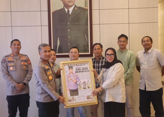 Dirut RBMG Silaturahmi ke Kapolda Bengkulu, Dukung Penyebaran Informasi yang Profesional dan Edukatif 