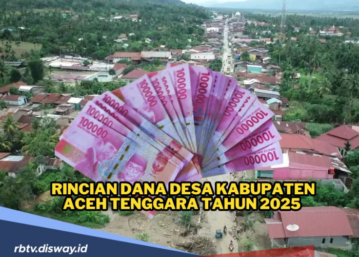 Rincian Dana Desa Kabupaten Aceh Tenggara Tahun 2025 dengan Total Anggaran Rp 268.998.135.000