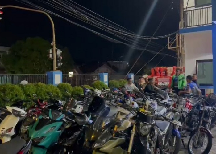 Puluhan Motor Knalpot Brong Diamankan Satlantas Polresta Bengkulu