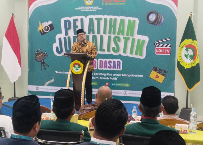 Tangkal Hoax, LDII Provinsi Bengkulu Berikan Pelatihan Jurnalistik ke Kader 