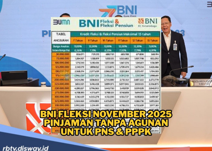 BNI Fleksi November 2025: Pinjaman Tanpa Jaminan, Usia Minimal 21 Tahun