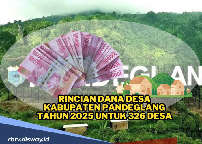 Rincian Dana Desa Kabupaten Pandeglang Tahun 2025 untuk 326 Desa, Simak Berapa Pembagian di Desamu