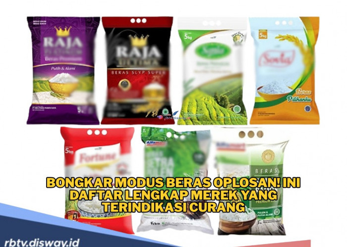 Daftar Merek yang Terindikasi Beras Oplosan Hasil Temuan Satgas Pangan Polri