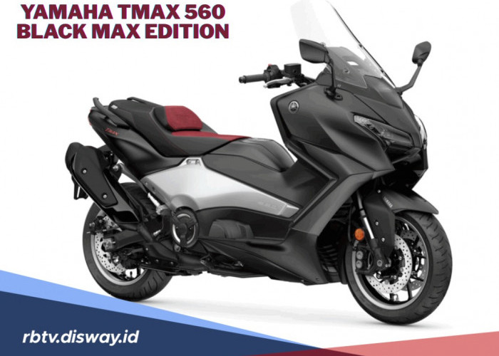 Rayakan 25 Tahun Eksistensi Sebagai Keluarga TMAX, Yamaha Luncurkan TMAX 560 Black Max Edition Model Tahun 202