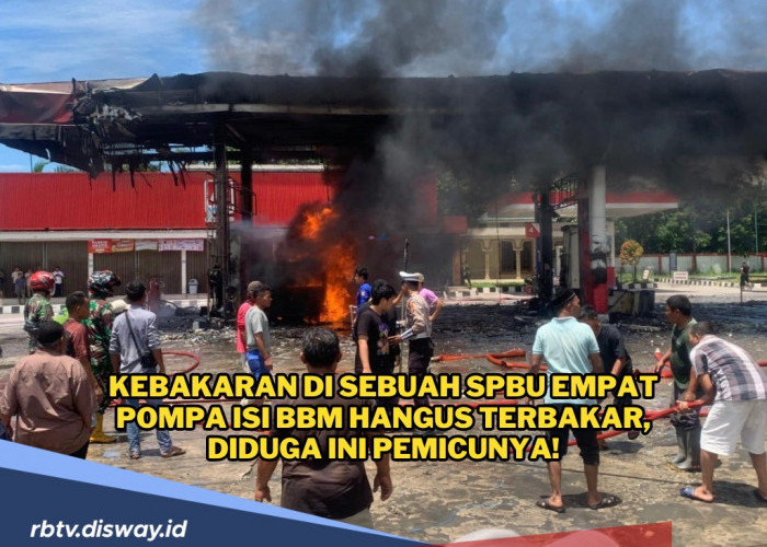 SPBU Milik Calon Bupati Hangus Terbakar, Polisi Dalami Penyebab Kebakaran