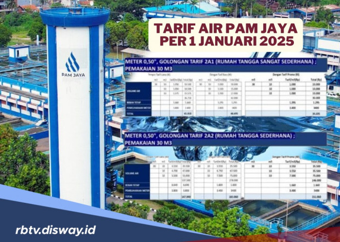 Resmi! Tarif Air PAM Jaya Naik Per Januari 2025, Ini Rincian Lengkapnya