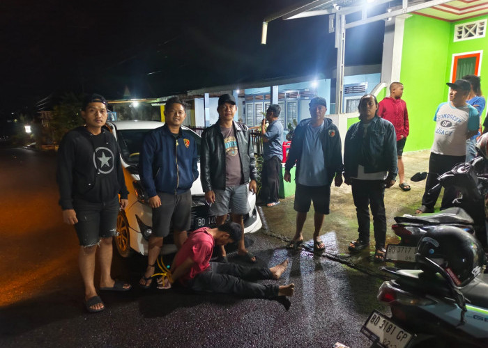 Kehabisan Bensin, Pencuri Sepeda Motor Ditangkap Tim Elang Jupi