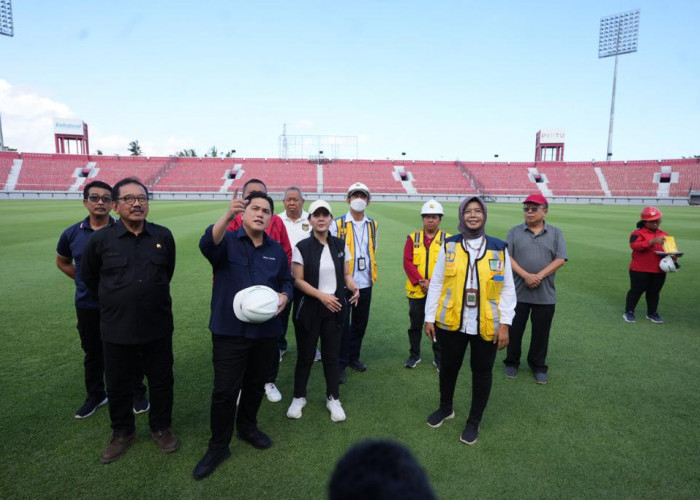 Tinjau Stadion Dipta Bali, Erick: Piala Dunia U-20 Bangkitkan Pariwisata Olahraga