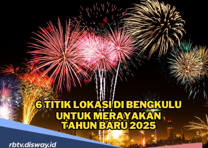 6 Titik Lokasi di Bengkulu yang Biasanya jadi Tempat Perayaan Kembang Api Malam Tahun Baru