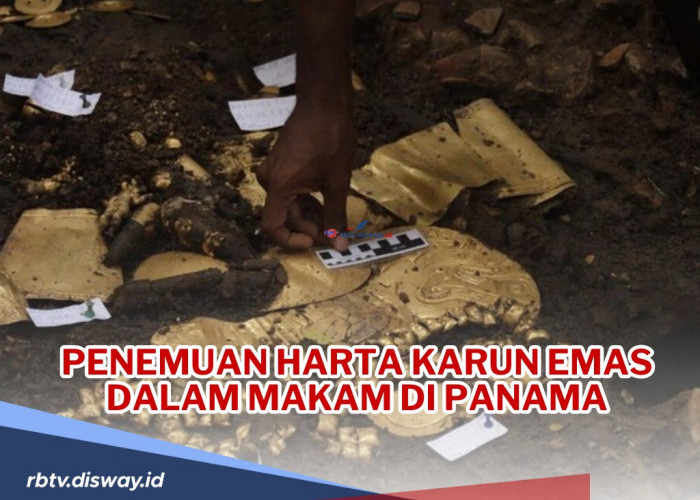 Penemuan Harta Karun Emas Berusia dari 1.300 Tahun dalam Makam di Panama oleh Para Arkeolog 