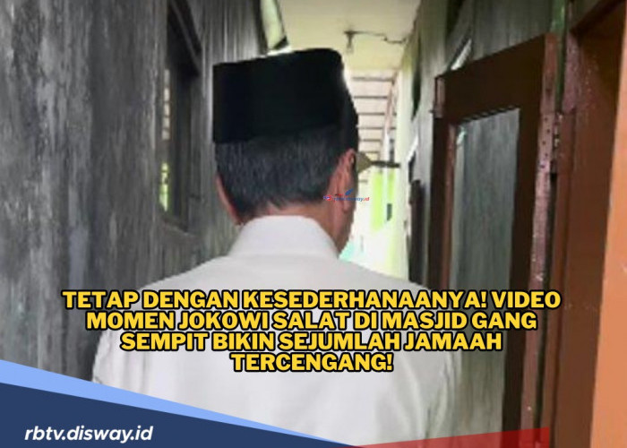 Momen Jokowi Salat di Masjid Gang Sempit Bikin Sejumlah Jamaah Tercengang