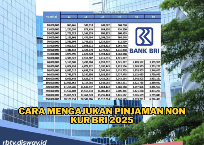 Cara Mengajukan Pinjaman Non KUR BRI 2025, cek Jenis, Syarat dan Proses yang Harus Kamu Tahu