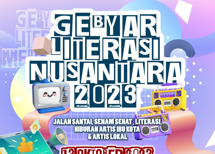 Gebyar Literasi Nusantara, 15 Ribu Massa Bakal Padati Lapangan Merdeka Jumat Nanti