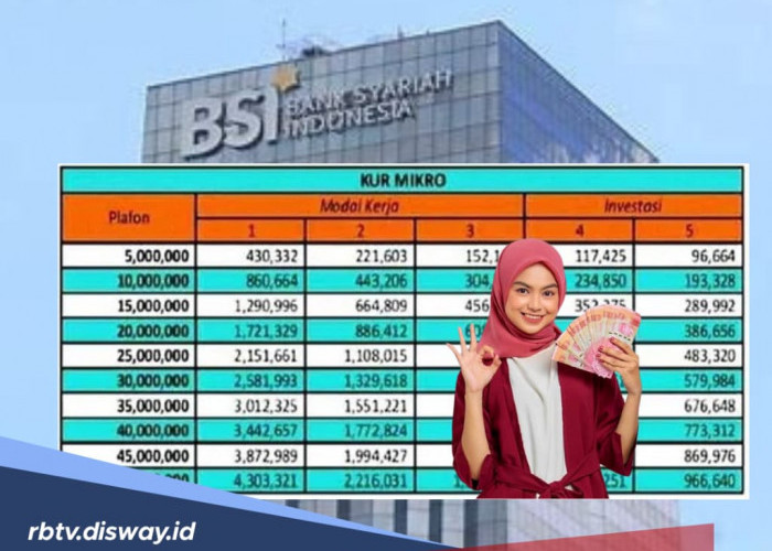 Pinjaman KUR BSI 2025, Ini Tabel Angsuran Rp 25 Juta Serta Syarat Pengajuan