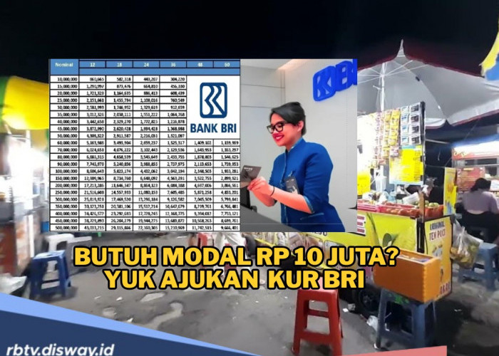 Modal Rp 10 Juta dari KUR BRI untuk Usaha, Apakah Bisa Dapat Angsuran Rp 200 Ribuan per Bulan?