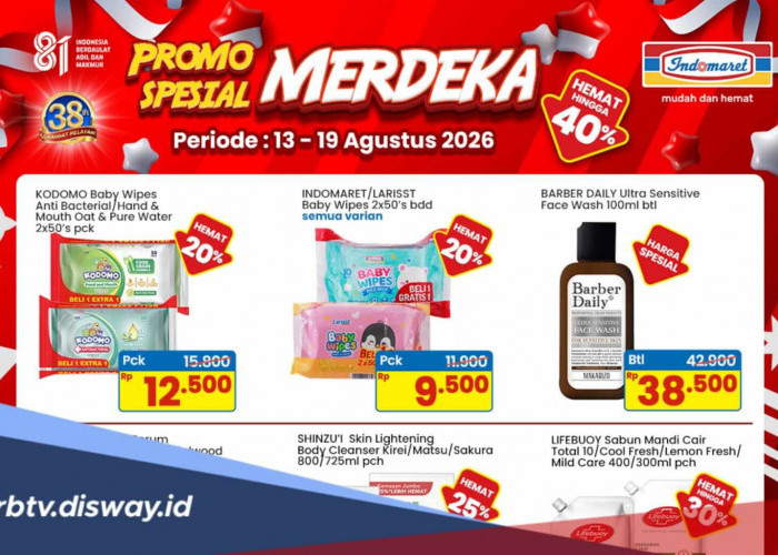 Belanja Hemat, Cek Promo Merdeka Indomaret 13-19 Agustus 2026