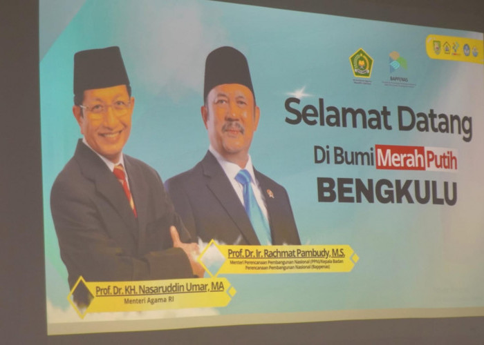 Ini Agenda Menteri Agama dan Bappenas RI Turun ke Bengkulu