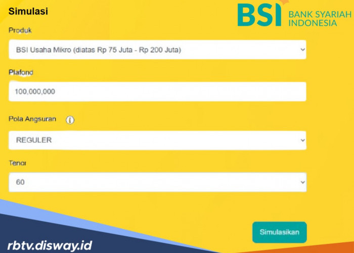 Simulasi Angsuran Kredit Modal Kerja BSI Usaha Mikro, Pinjaman dengan Akad Sesuai Prinsip Syariah!