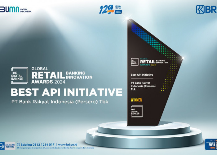 Berkati BRIAPI, BRI Raih Penghargaan  Best API Initiative di Global Retail Banking Innovation Awards 2024 