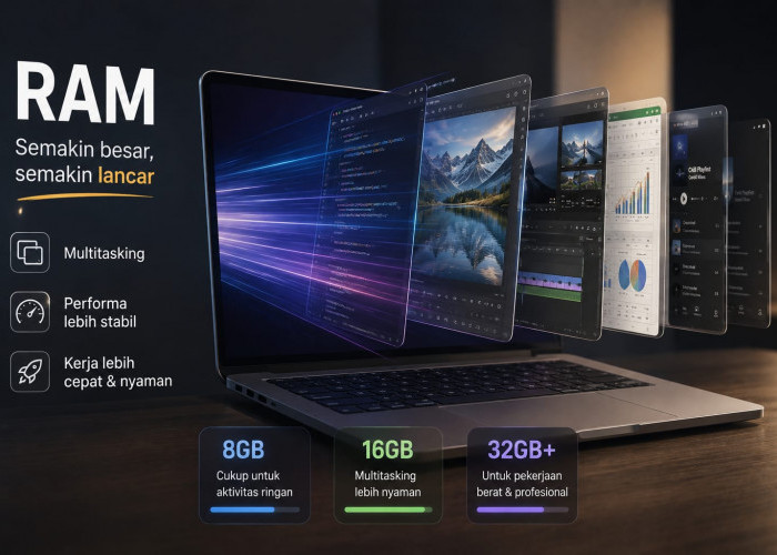 Laptop dengan RAM Besar, Seberapa Penting untuk Penggunaan Sehari-hari?