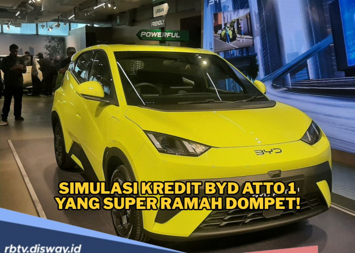 Mau Beralih ke Mobil Listrik Tanpa Bikin Kantong Kocar-Kacir? Intip Simulasi Kredit BYD Atto 1