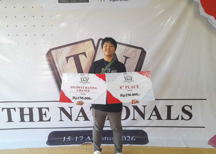 Kompetisi Nasional Scrabble, Murid SMAN 2 Bengkulu Sabet The Best 2 Kategori