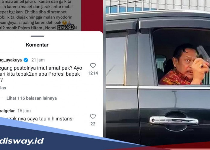 Viral, Sopir Pajero Pamer Pistol Usai Serempet Mobil Lain di Jaksel, Ini Identitas Sang Sopir