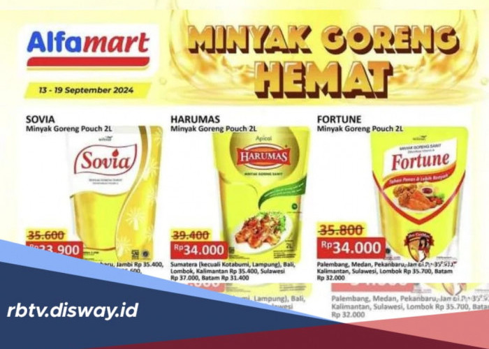 Cek Harganya di Sini,Ada Promo Minyak Goreng Alfamart 14-19 September 2024 Semua Merek