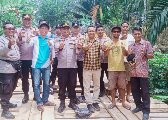 3 Jembatan di Ulu Talo Seluma Tuntas Direhab Secara Swadaya