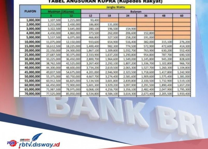 Cicilannya Rp 1 Jutaan Per Bulan, Ini 4 Syarat Pinjaman KUPEDES Rp 50 Juta Non KUR BRI 2024