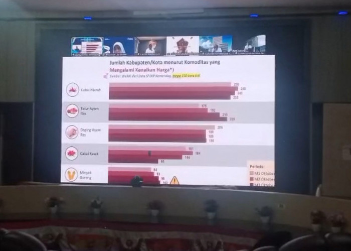 Pencapaian Inflasi Kota Bengkulu Berada Diangka 2,08 Persen