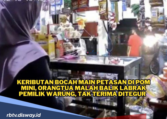 Keributan Bocah Main Petasan di Pom Mini, Orangtua Malah Balik Labrak Pemilik Warung