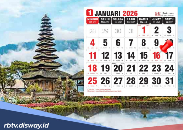 Tanggal Merah Kalender Januari 2026, Jadwal Long Weekend Januari 2026 