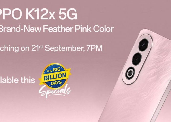 Oppo Hadirkan Varian Warna Feather Pink pada Oppo K12x 5G, Pilihan Warna yang Menarik   