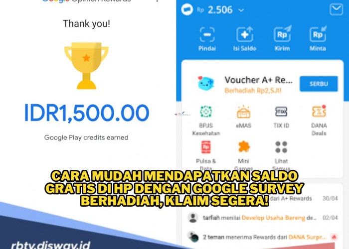 Cara Mudah Dapat Saldo Gratis di HP dari Google, Buruan Klaim 