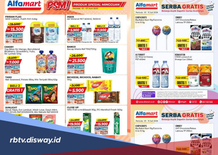 Daftar Promo Alfamart Terbaru Juli 2025, Belanja Hemat Setiap Hari!