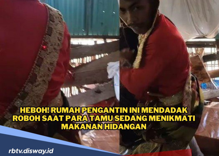 Heboh! Rumah Pengantin Ini Mendadak Roboh saat Para Tamu Menikmati Makanan Hidangan