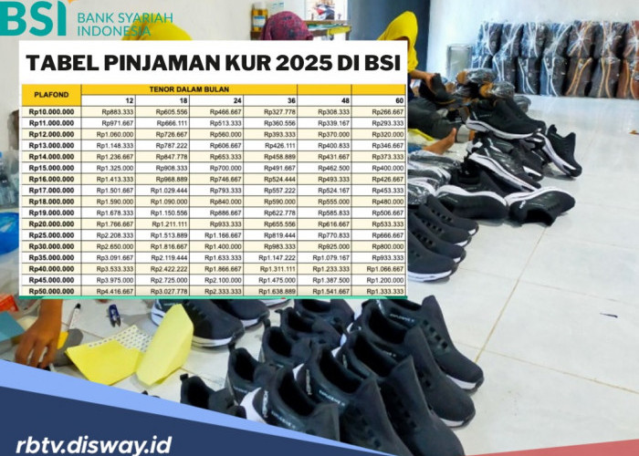 Tabel Pinjaman KUR 2025 di BSI dengan Pinjam Rp 200 Juta, Cek Angsuran, Syarat dan Caranya