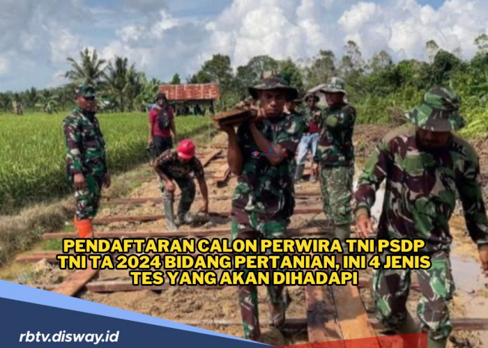 Pendaftaran Calon Perwira TNI PSDP TA 2024 Bidang Pertanian, Ini 4 Jenis Tes yang Akan Dihadapi