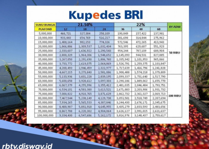 Syarat Petani Kopi Pinjam Kupedes BRI Rp 45-50 Juta, Bayarnya saat Panen
