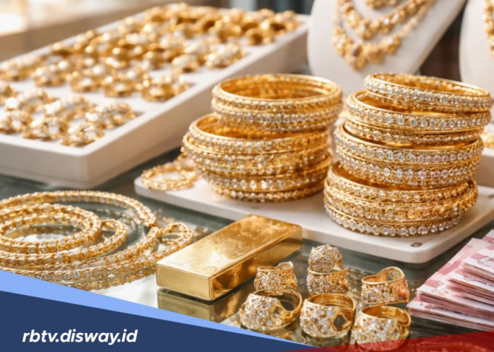 Harga Emas Perhiasan Hari Ini Sabtu 31 Januari 2026 Mulai Turun