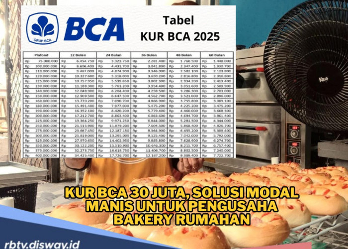 KUR BCA 2025, Cek Tabel Angsuran Pinjaman Modal Usaha Rp30 Juta