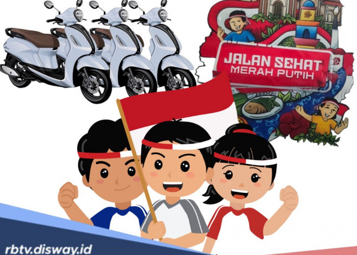  Selain 2 Tiket Umroh Gratis, Peserta Jalan Sehat Merah Putih Berpeluang Bawa Pulang Sepeda Motor