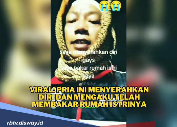 Viral! Pria Ini Menyerahkan Diri dan Mengaku Telah Membakar Rumah Istrinya, Ini Motifnya