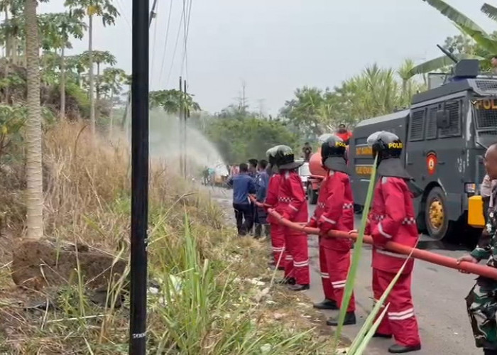 Antisipasi Karhutla di Tengah Cuaca Ekstrem, Satgas Kepahiang Gelar Simulasi Pemadaman