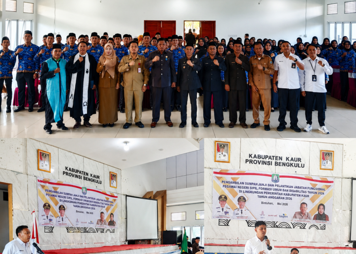 84 CPNS Pemkab Kaur Dilantik, TASPEN Paparkan Programnya