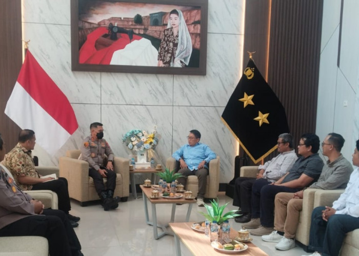 PWI Bengkulu Silaturahmi dengan Kapolda Bengkulu Guna Memperkuat Sinergi Media dan Polri 